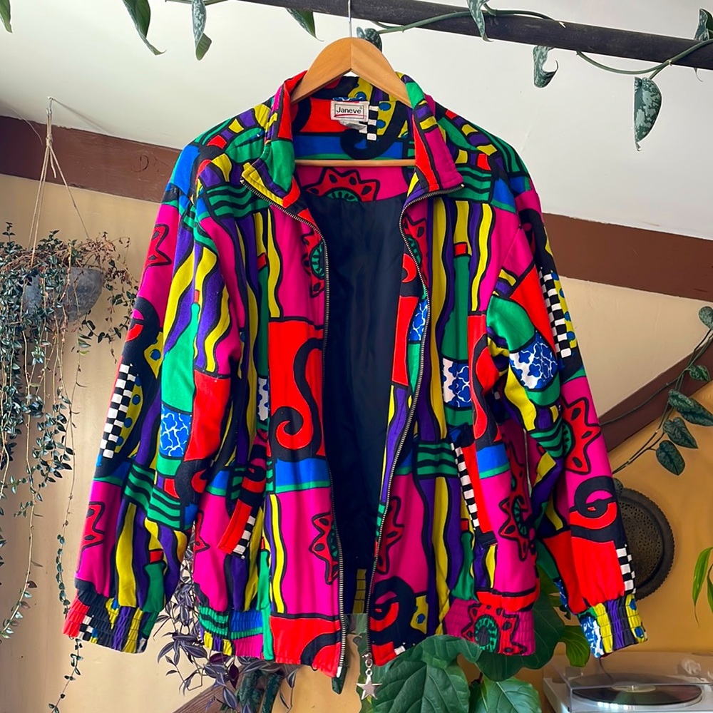 Groovy retro Jacket. Unisex